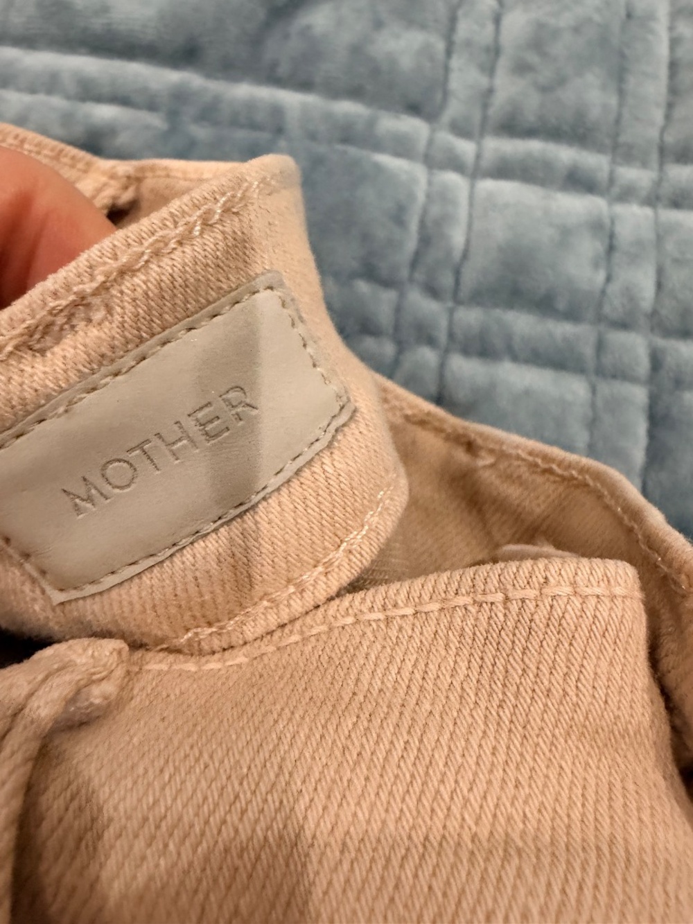 Mother Jeans - The Hustler Ankle Fray - Size 25 - Beige